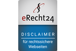 eRecht24 DISCLAIMER für rechtssichere Webseiten